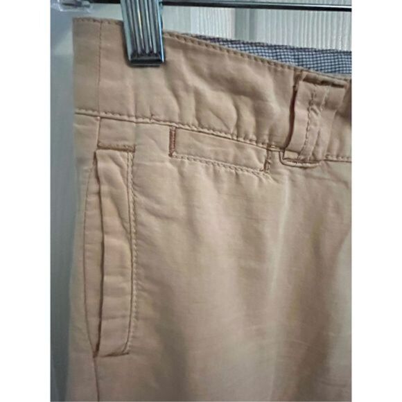 Pilcro Anthropologie Light Pink Cotton Flare Pants. #26. 15" waist - Picture 11 of 11